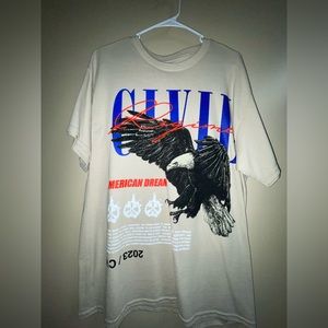 Civil Regime Oversized Graphic Tee